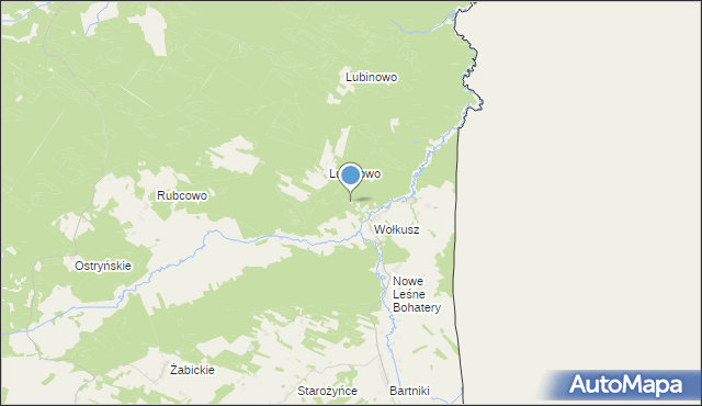 mapa Gajówka Kamienny Most, Gajówka Kamienny Most na mapie Targeo